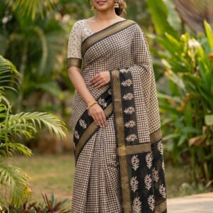 Maheshwari Cotton Silk Saree
