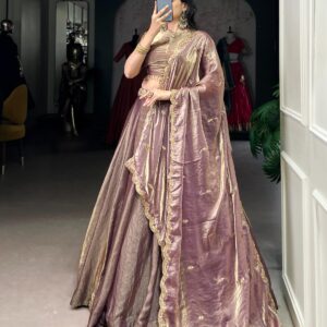 Onion Pink Dhavani Set